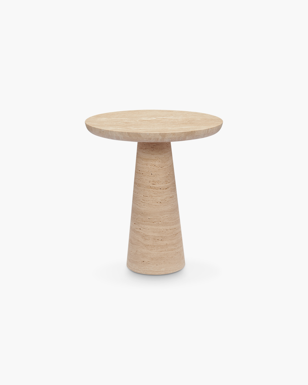 Travertine Kora Side Table