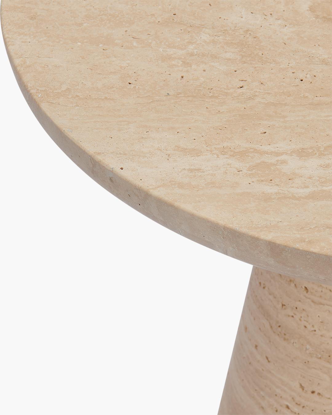 Travertine Kora Side Table