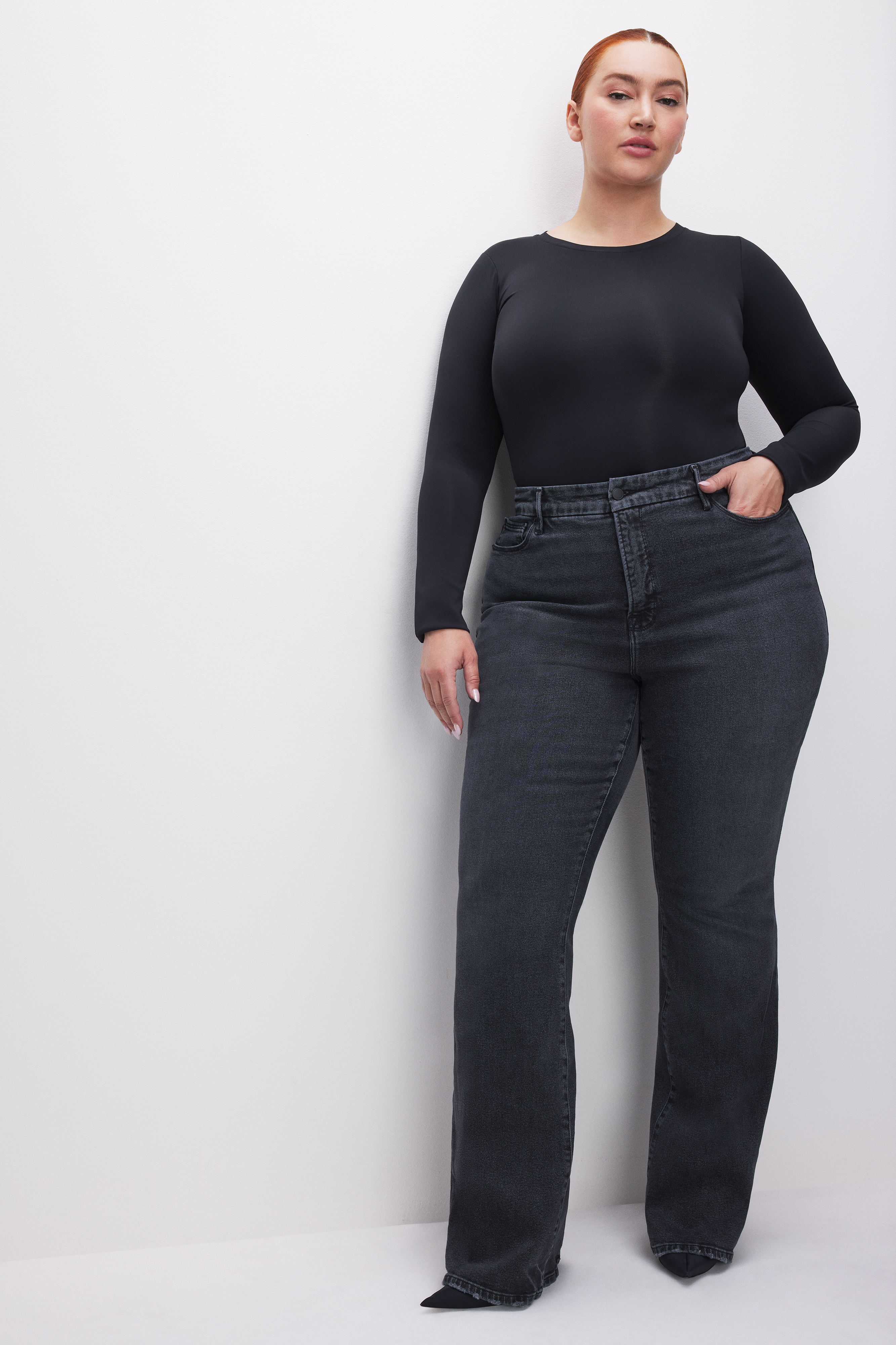 Classic bootcut plus size jeans  Plus size summer fashion, Plus