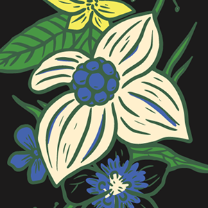 Catskills Flower Patch Long Sleeve Tee