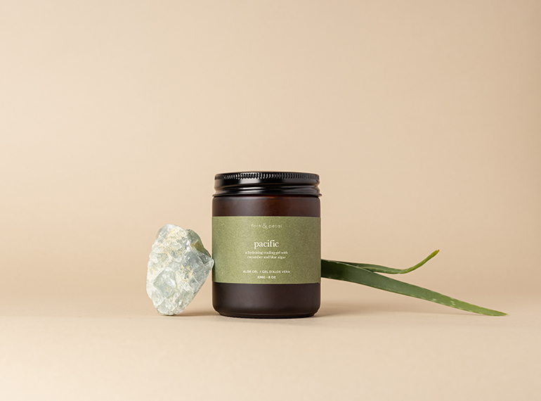 Pacific | Rejuvenating All-Natural Aloe Blend Gel | Fern & Petal