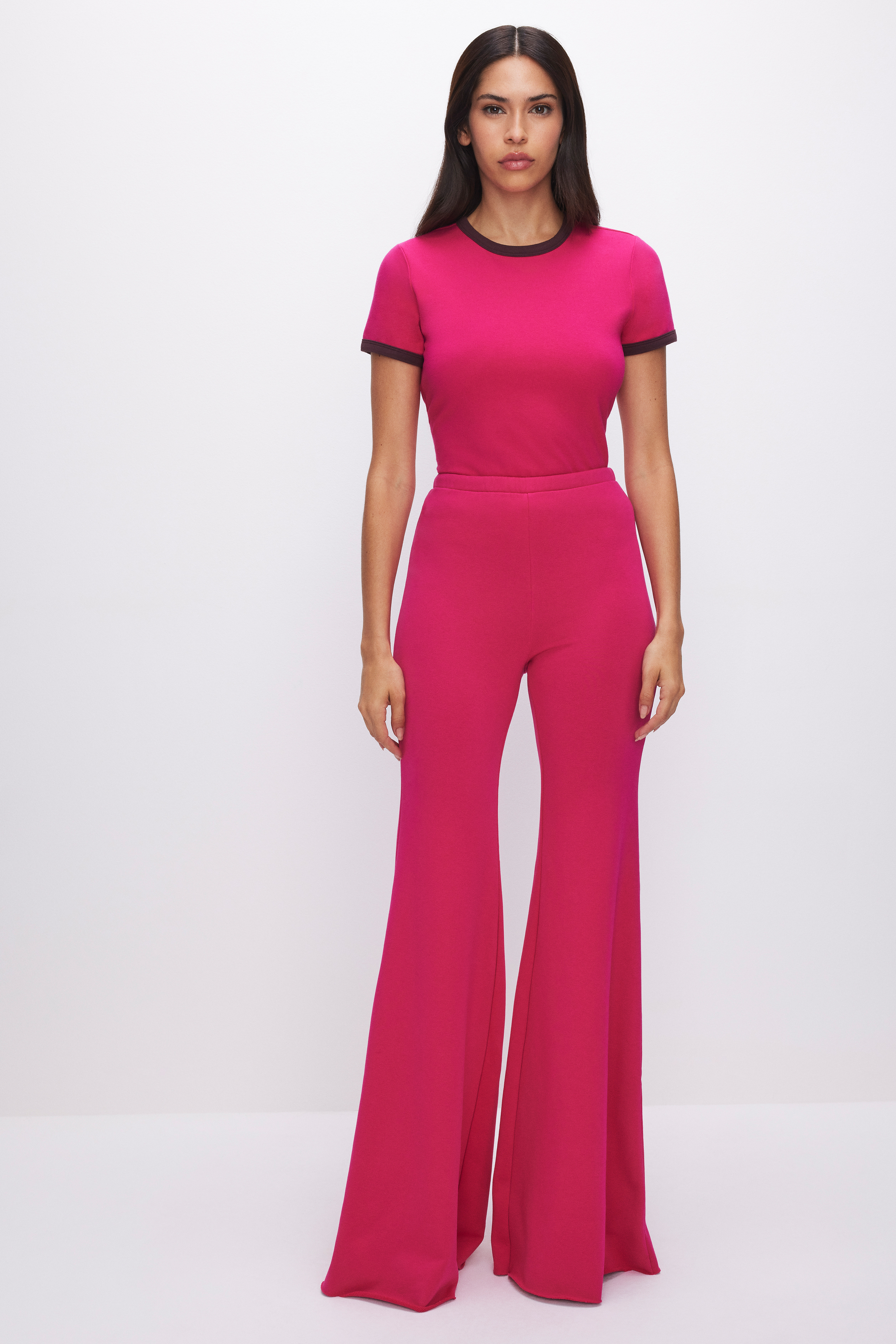 Styled with COMPRESSION TERRY SUPER FLARE PANTS | LOVE POTION007