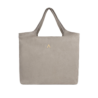 LE CABAS SOSO - DAIM BEIGE GOLD