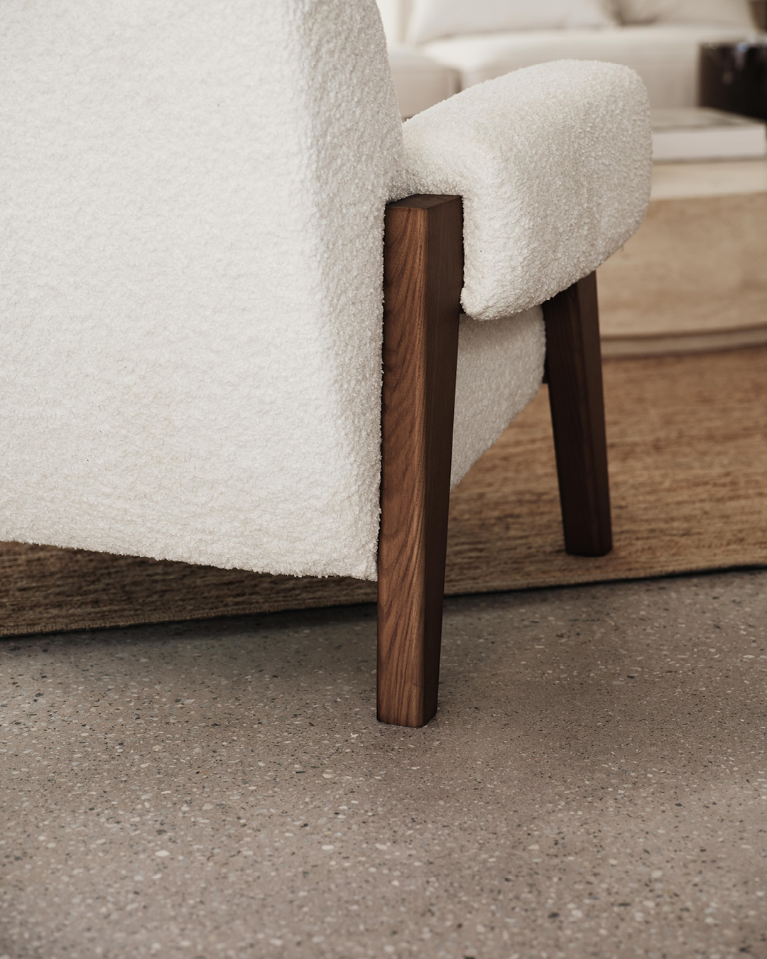 Walnut Fat Cat Armchair