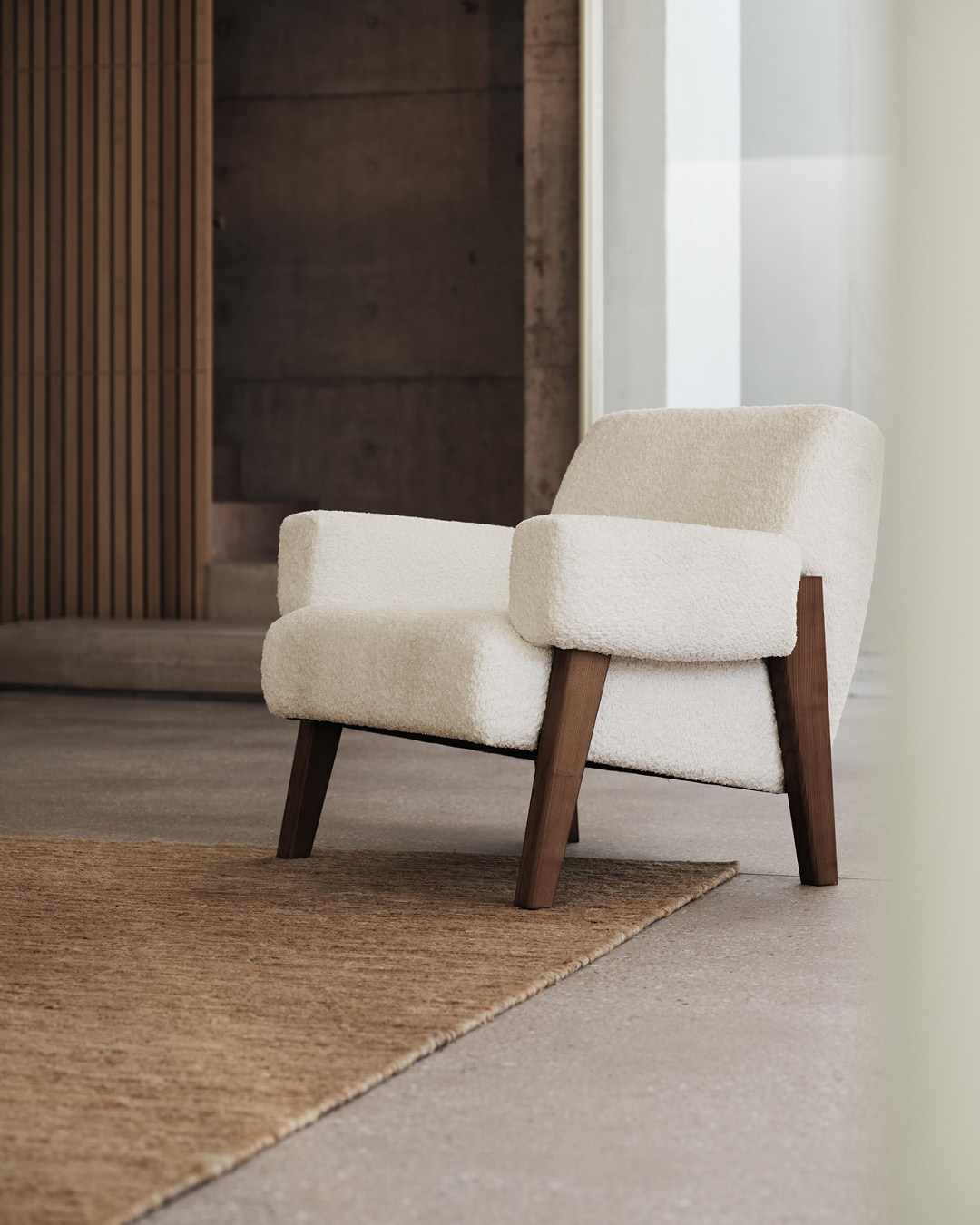 Walnut Fat Cat Armchair