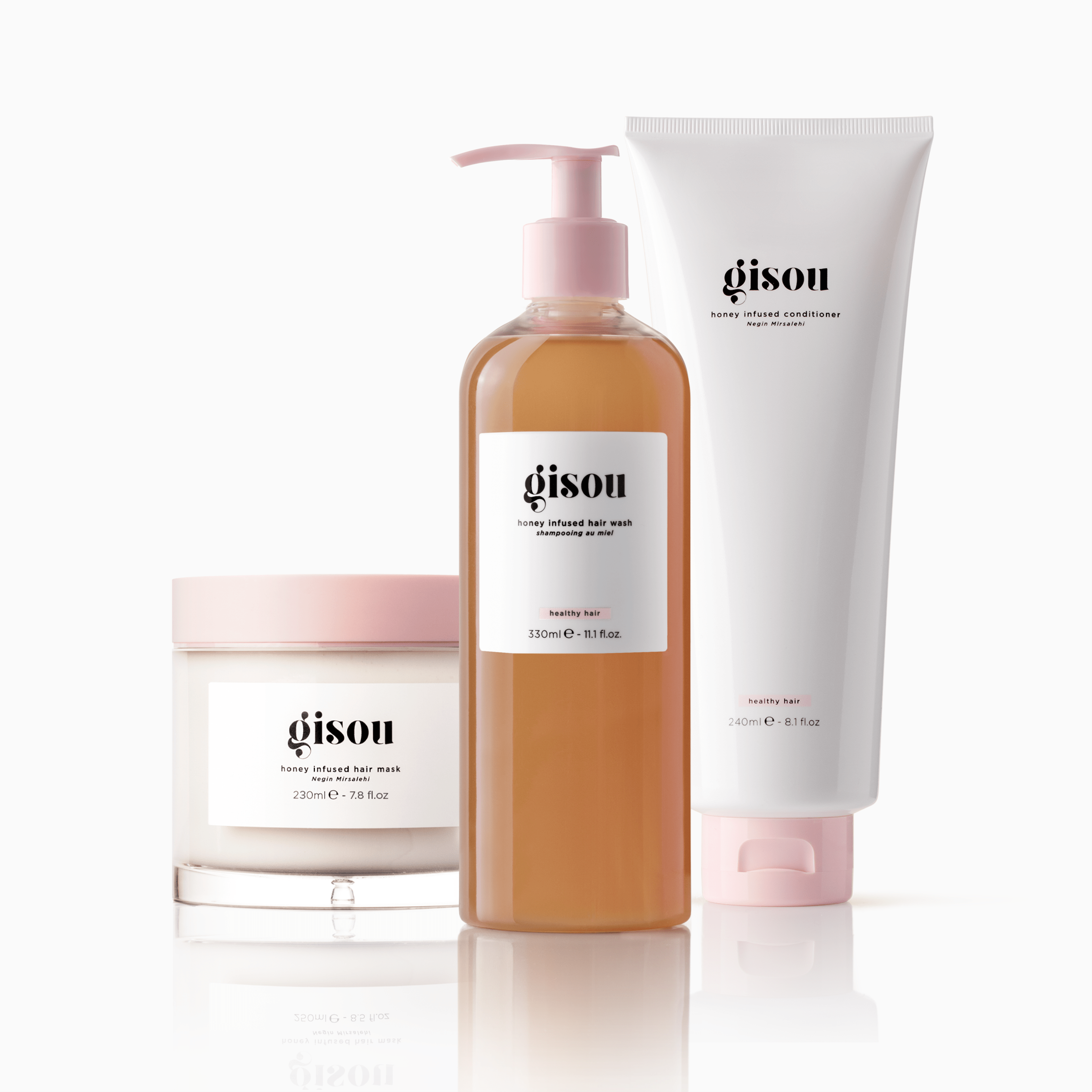 Honey Infused Hair Mask - Nourish, Repair & Hydrate | Gisou Honey Infused Hair Mask - Nourish, Repair & Hydrate | Gisou