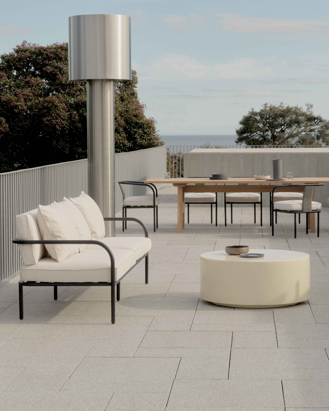 Outdoor Palm Sofa