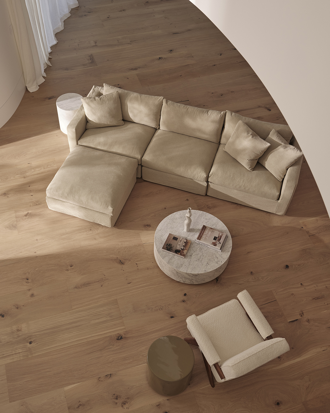 Beach Club Johnson Ottoman