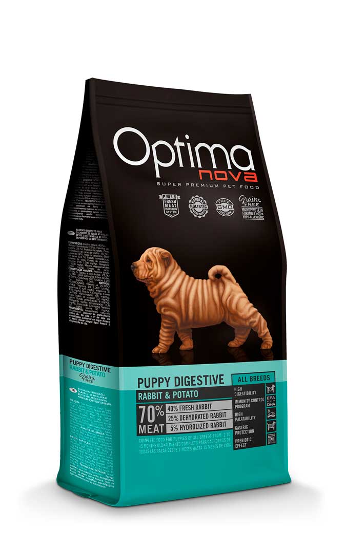 Optima puppy top dog food