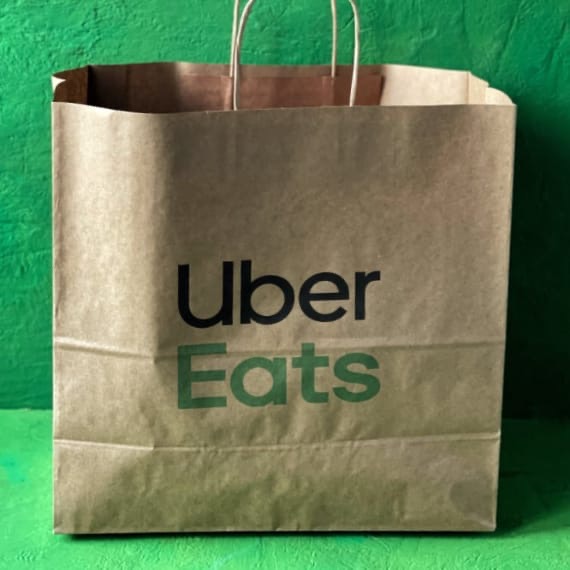 Printed Food Bags - Uber Eats