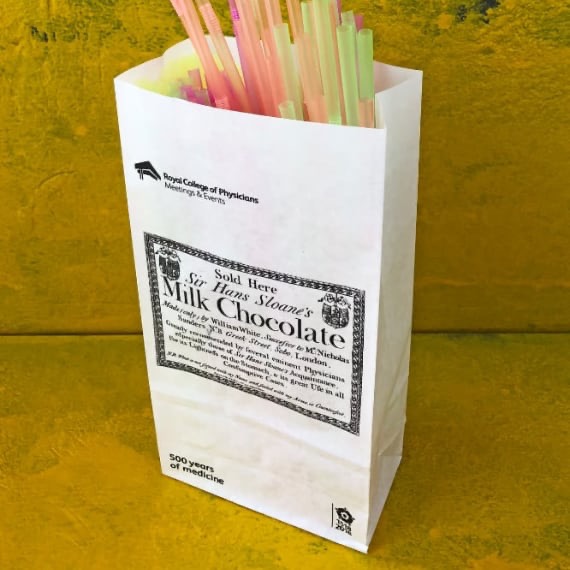 Printed Food Bags - Sir Hans Sloane Chocolate