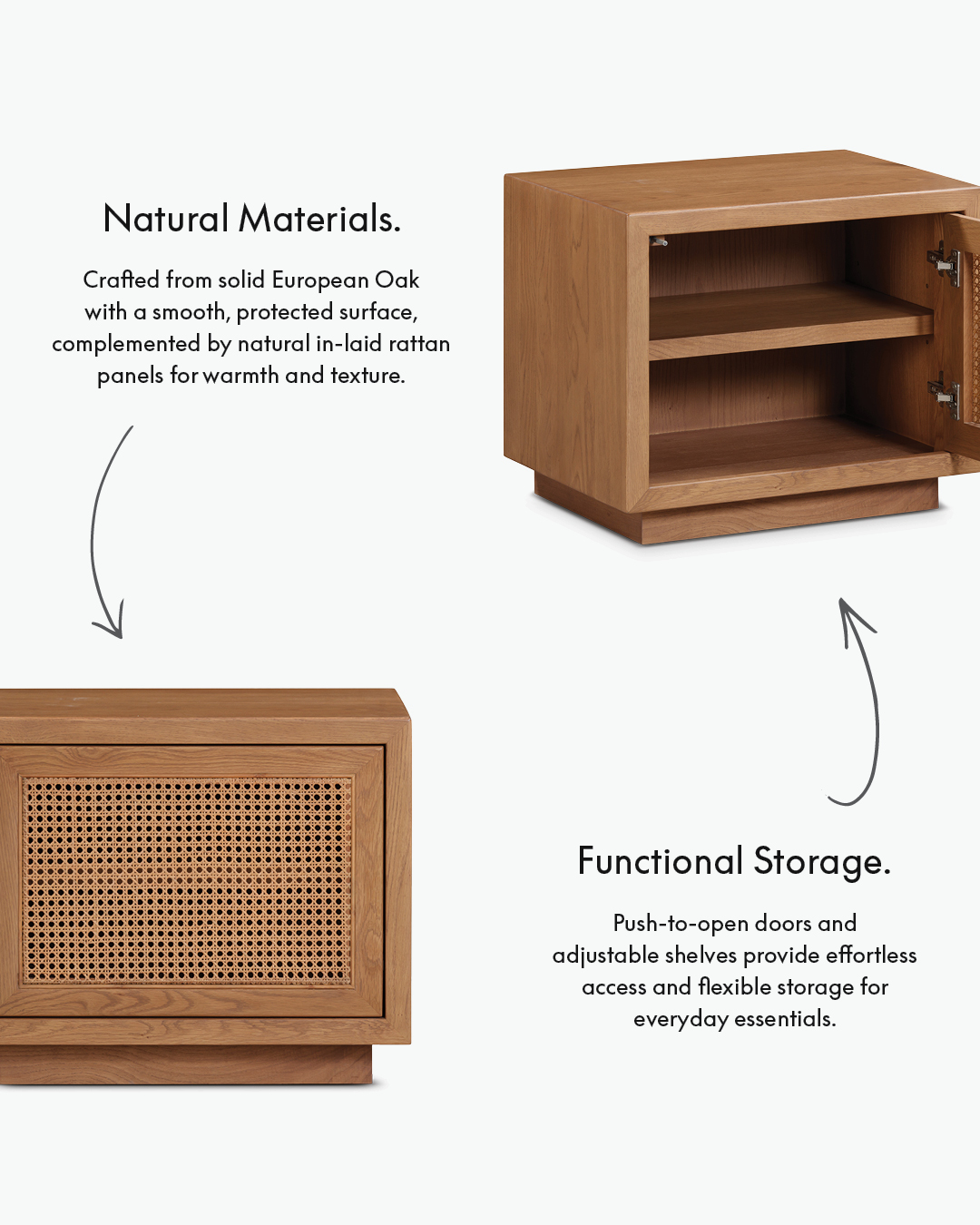 Bosca Bedside Table