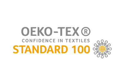 mit OEKO-TEX® zertifiziertem Stoff auf der oberen (Kau-!) Schiene und Laken hergestellt
