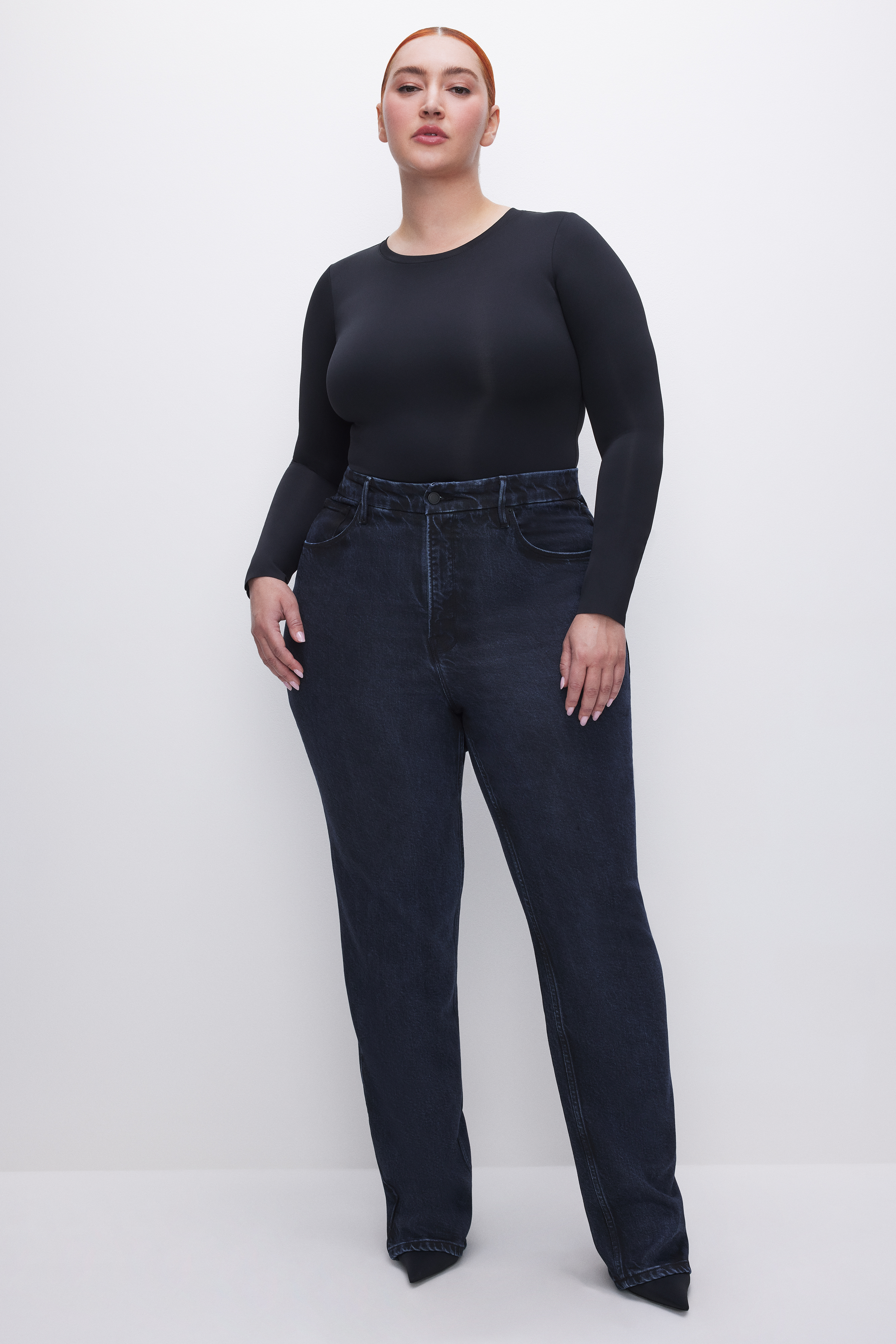 Styled with SOFT-TECH GOOD ICON STRAIGHT JEANS | INDIGO544