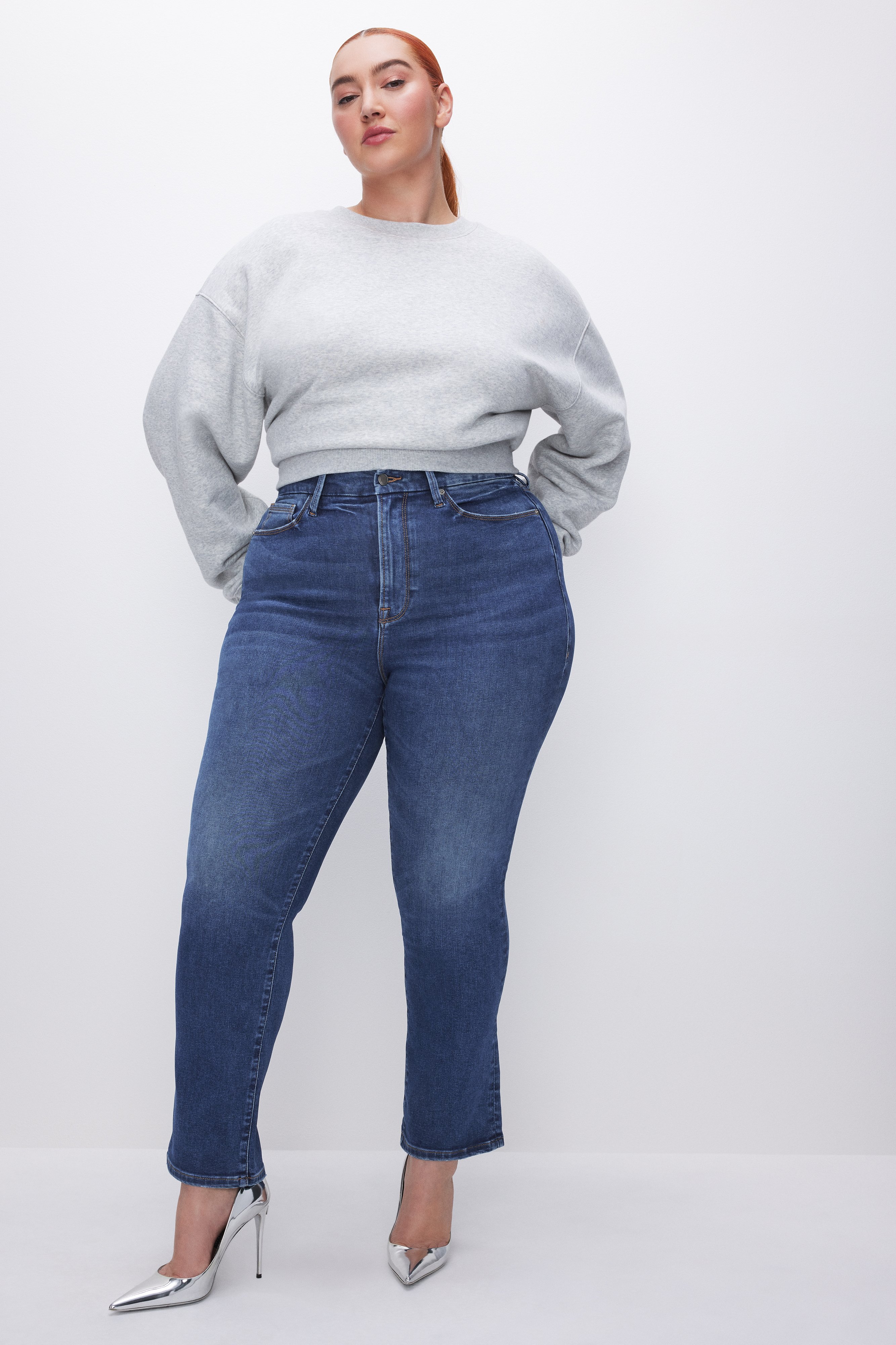 Styled with ALWAYS FITS GOOD LEGS STRAIGHT JEANS | INDIGO571