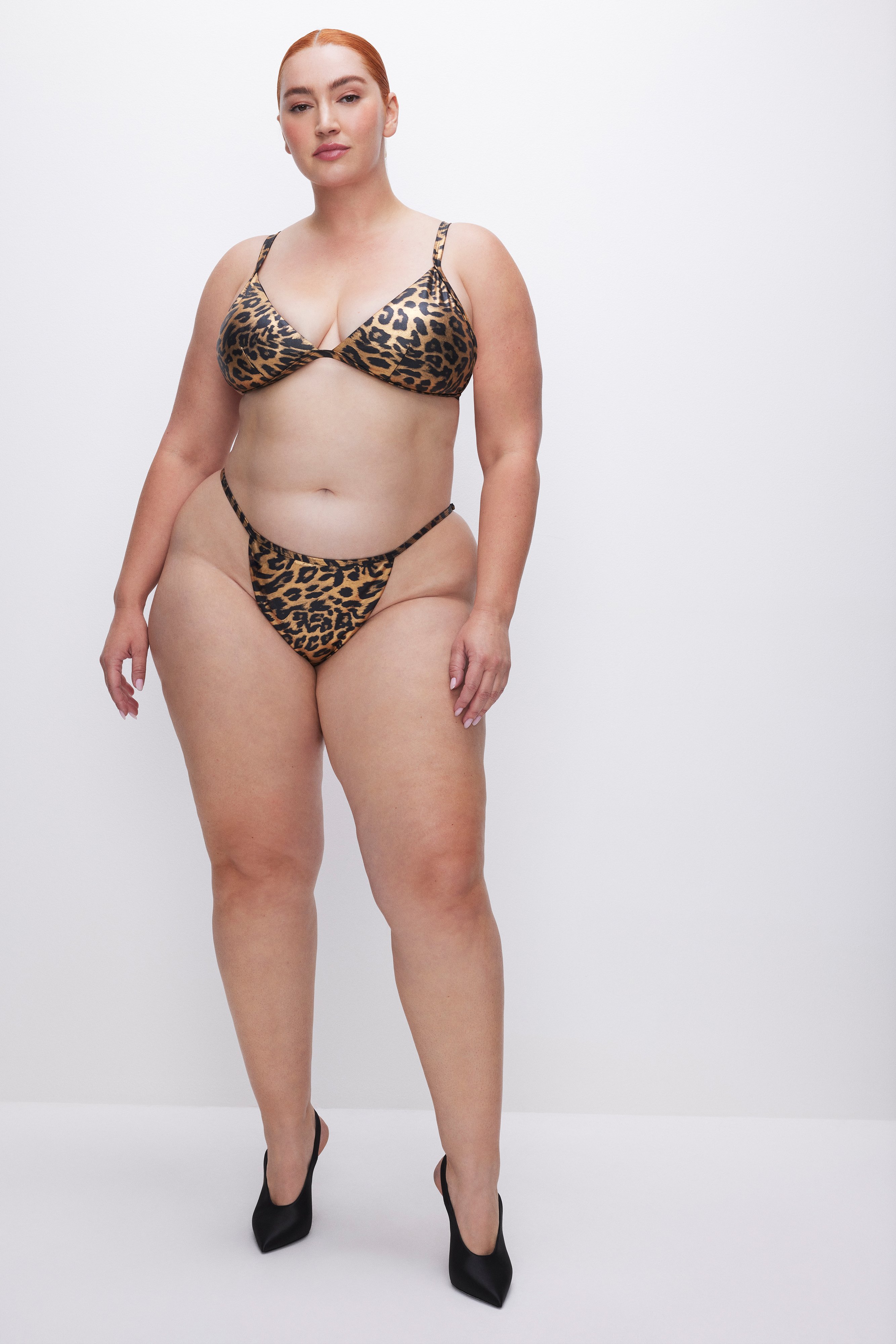 Styled with PERFECT FIT BIKINI TOP | GOLD LEOPARD001