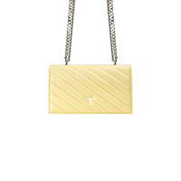 SAC JAY ORIGINAL - CUIR JAUNE PASTEL MATELASSÉ