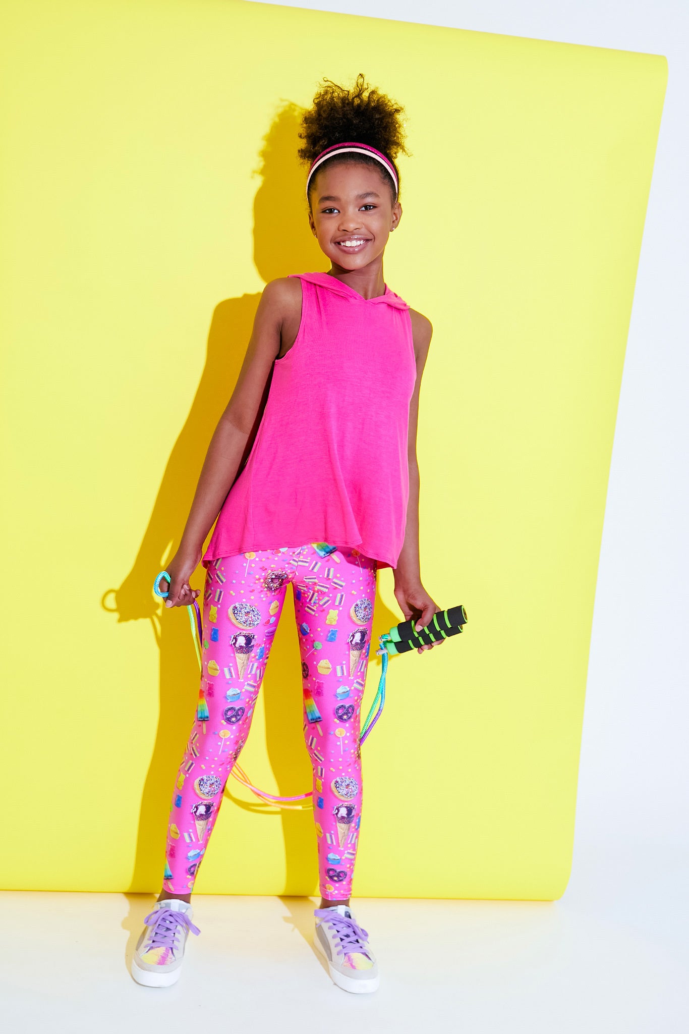 Krizzy Printed Leggings for Kids 7-10 Years Old