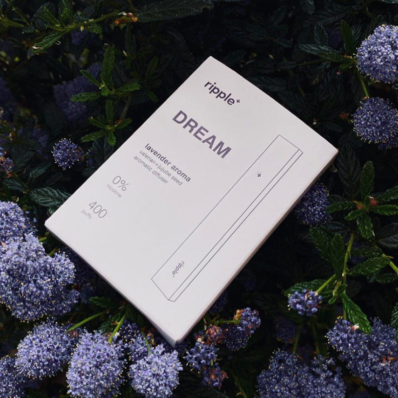 Ripple+ says Relax 0 nicotine jasmine and lavender diffusers