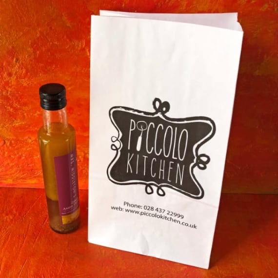 Printed Bags For Artisan Food & Farmers Markets - Piccolo Kitchen