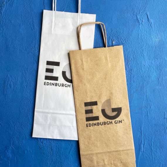 Printed Bags For Artisan Food & Farmers Markets - Edinburgh Gin