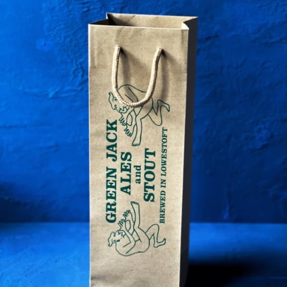 Printed Bags For Artisan Food & Farmers Markets - Green Jack Ales