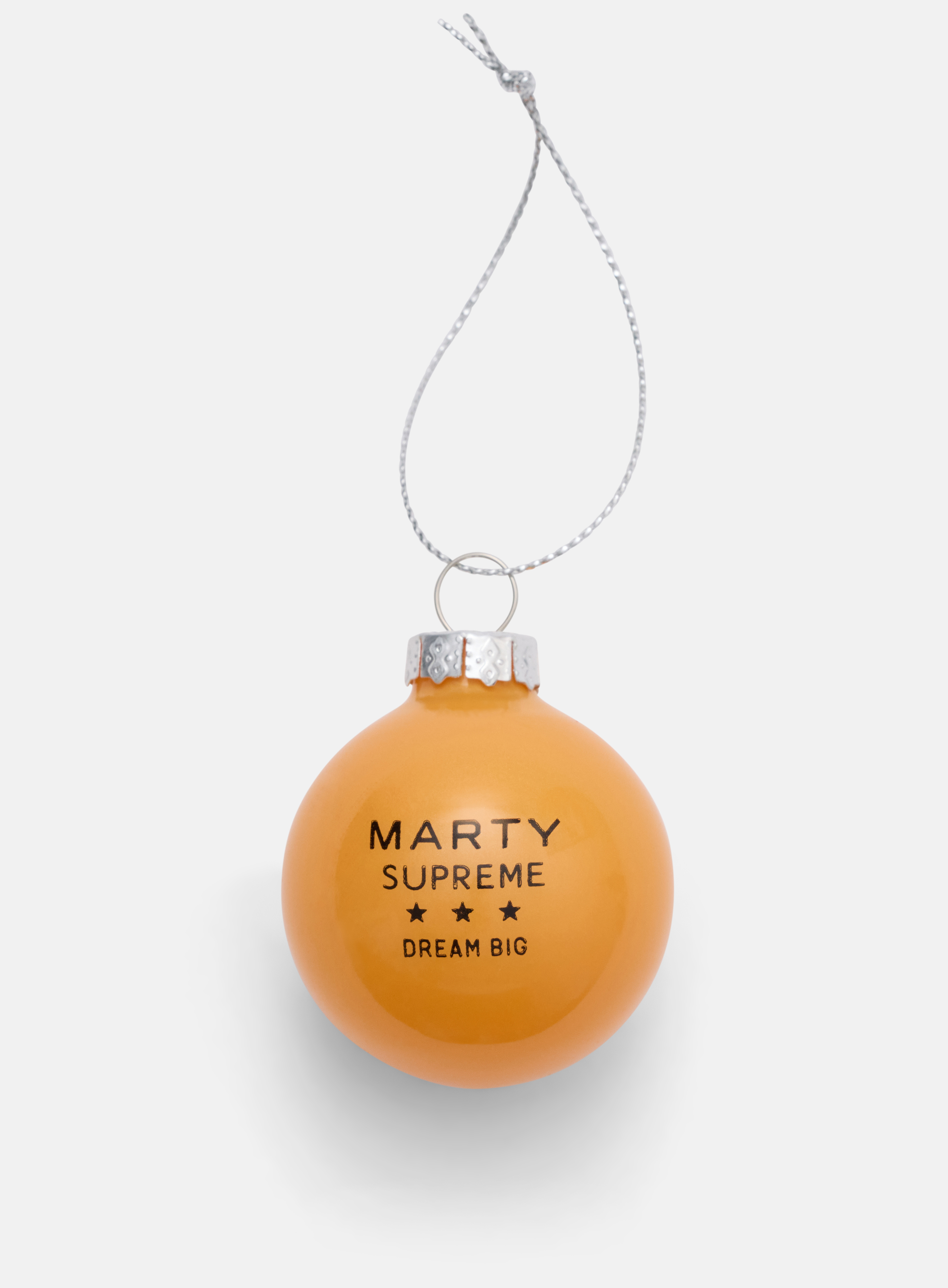 Marty Supreme Orange Ball Ornament