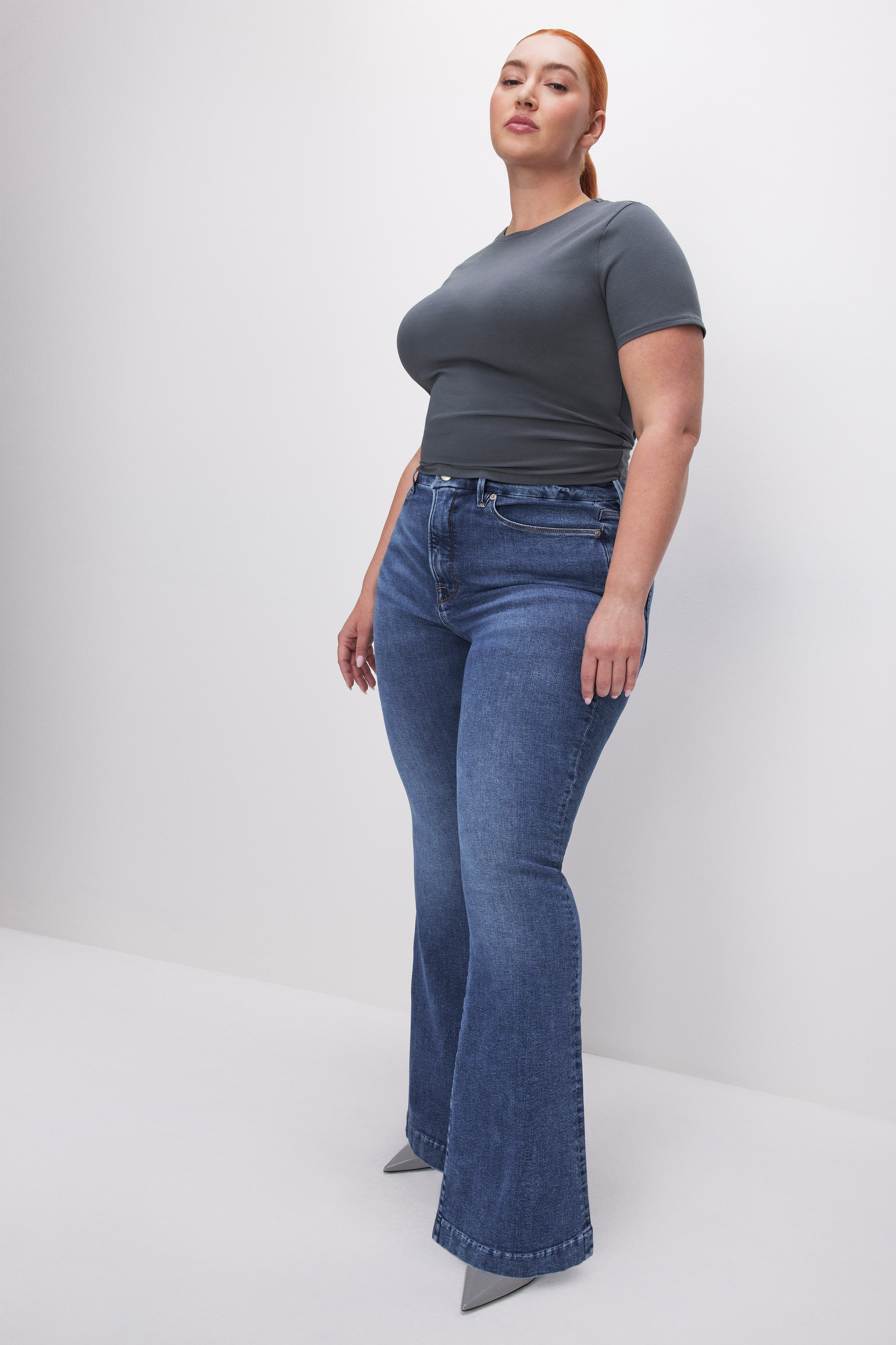 Styled with GOOD LEGS FLARE JEANS | INDIGO616