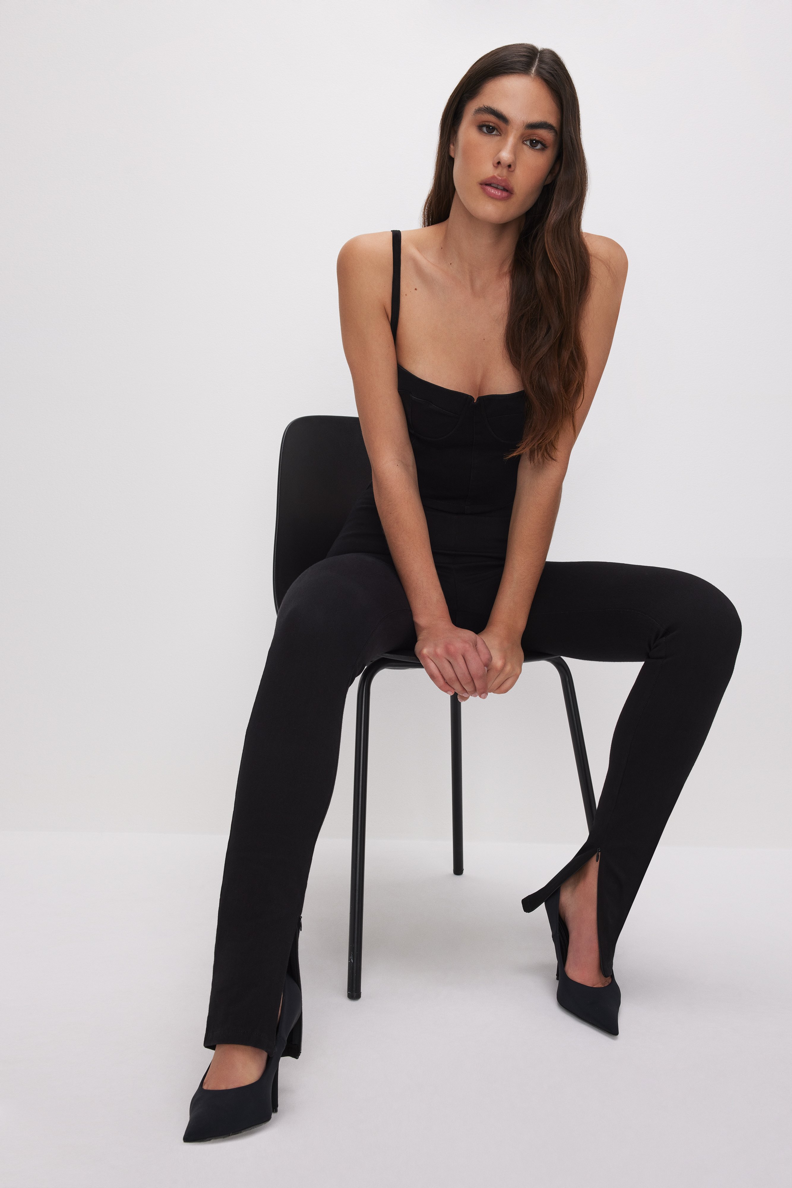 Styled with SOFT SCULPT PULL-ON SKINNY JEANS | BLACK001