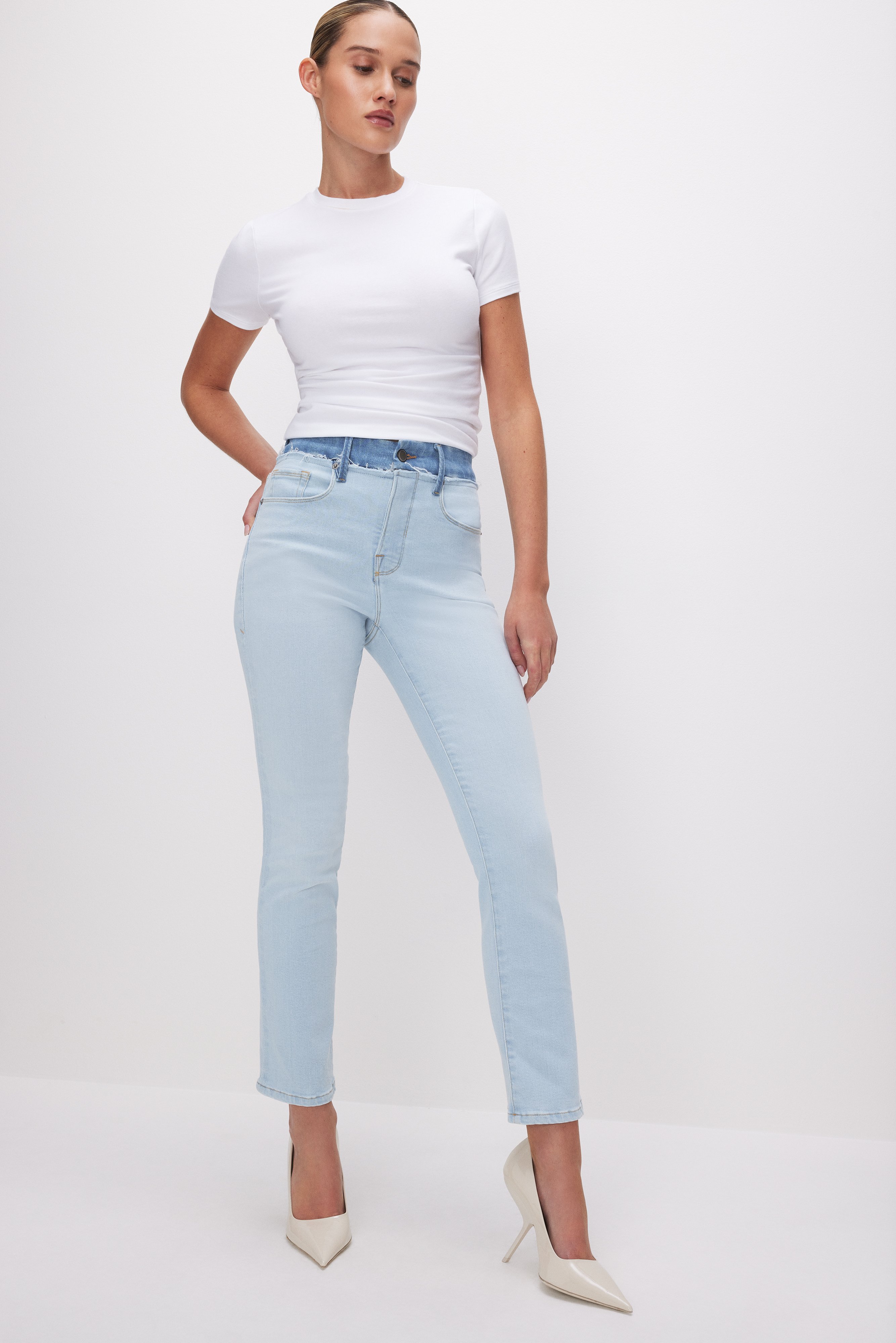 Styled with GOOD LEGS STRAIGHT JEANS | INDIGO624