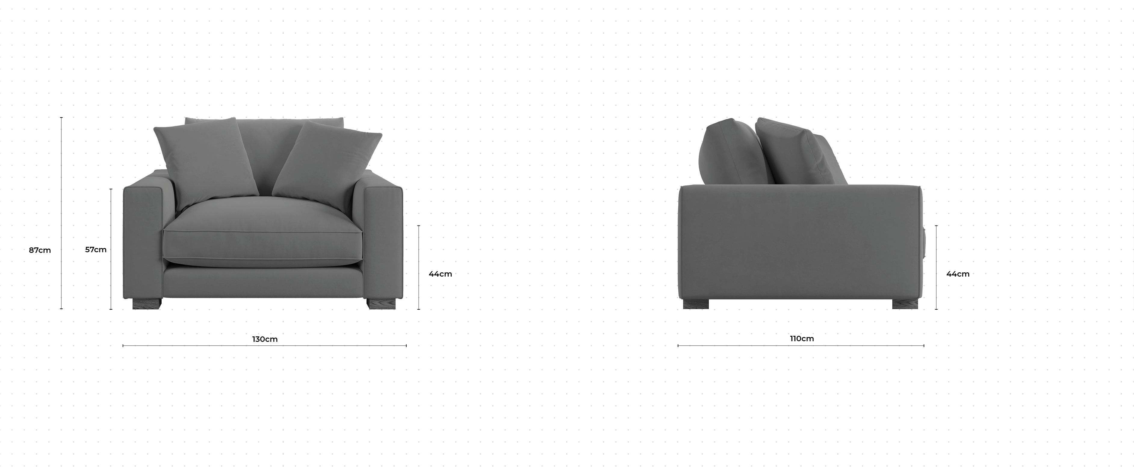 Dillon Armchair dimensions