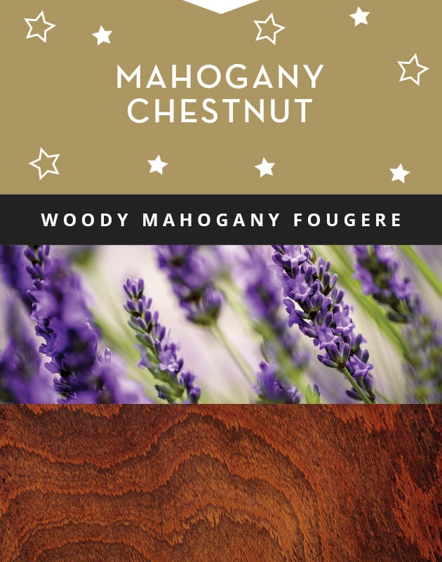 Collage for Mahogany Chestnut Wooden-Wick 14oz Jar Candle