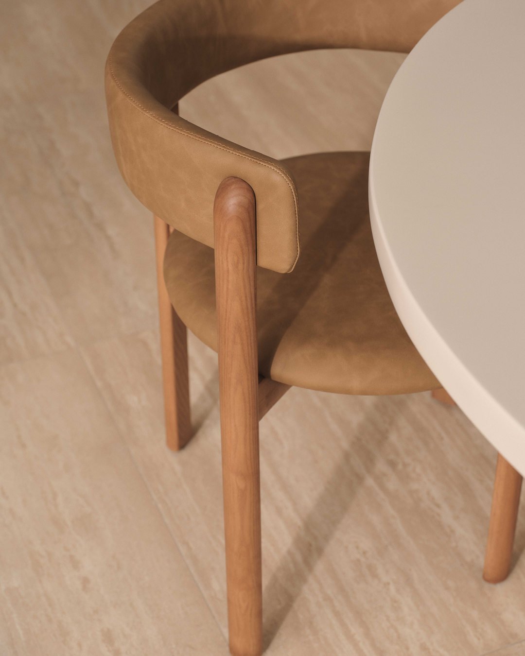 Tan Bellino Dining Chair