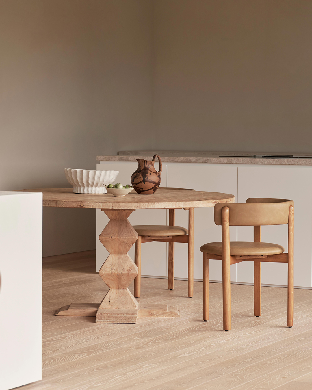 Tan Bellino Dining Chair