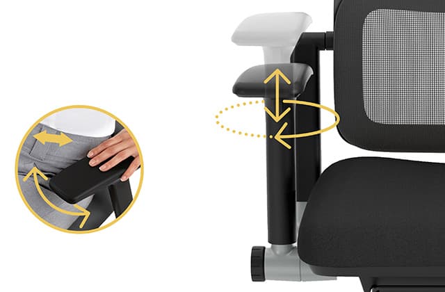 Steelcase Please Air chaise de bureau accoudoirs réglables