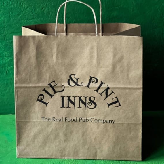 Printed Bakery Bags - Pie & Pint