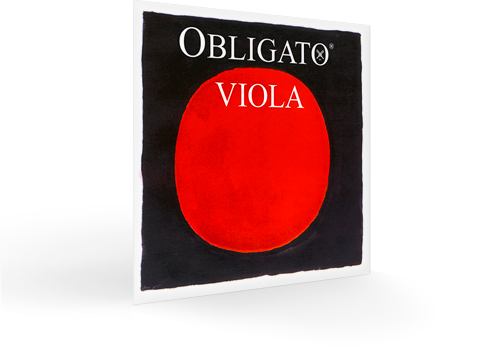 Pirastro Obligato Viola String Set in action