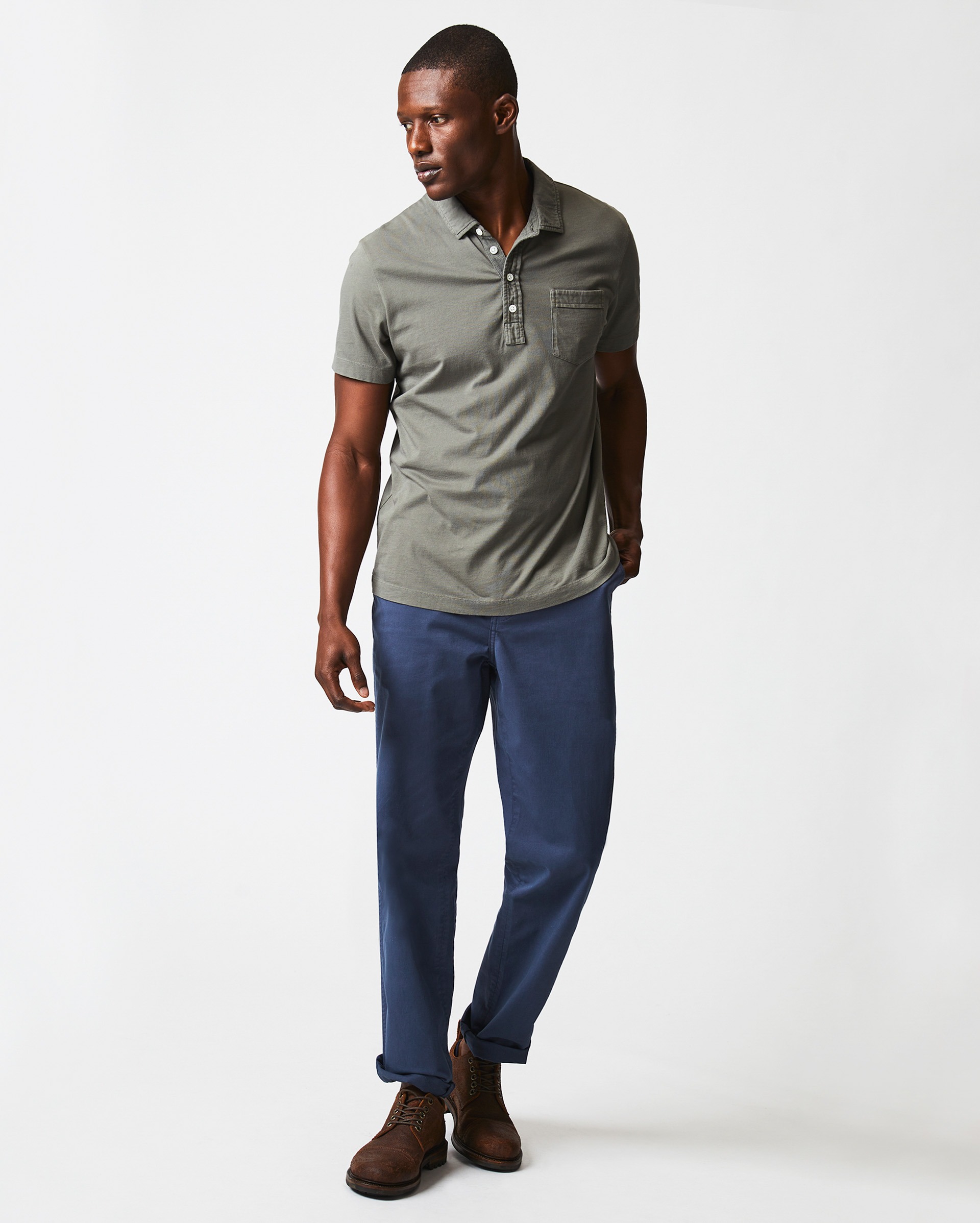 Model shows the fit of the polo