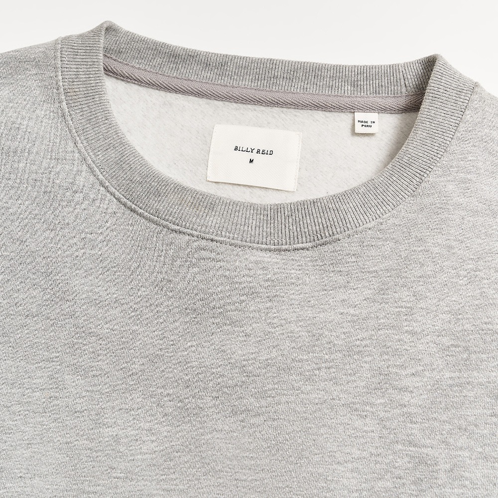 CLUBHAUS Elbow Patched Sweater - Gray