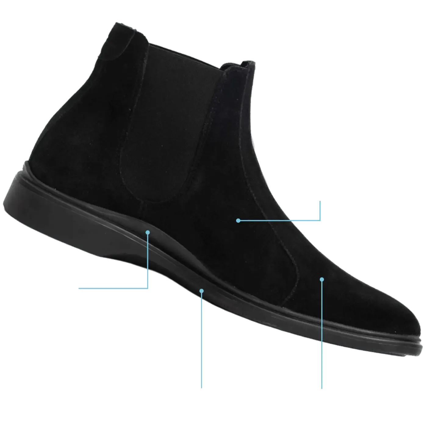 Chelsea (Midnight) shoe diagram by Amberjack.