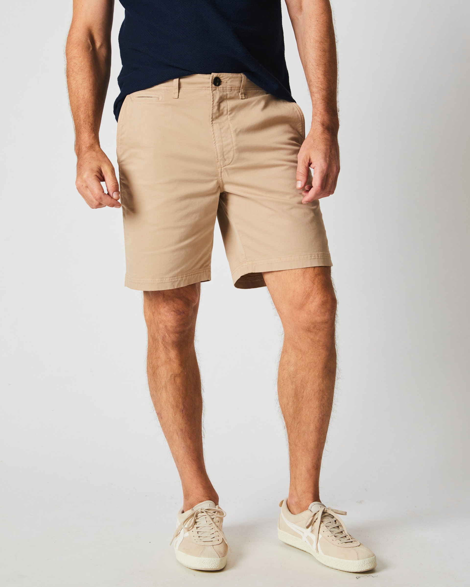 Model shows the fit of the short.