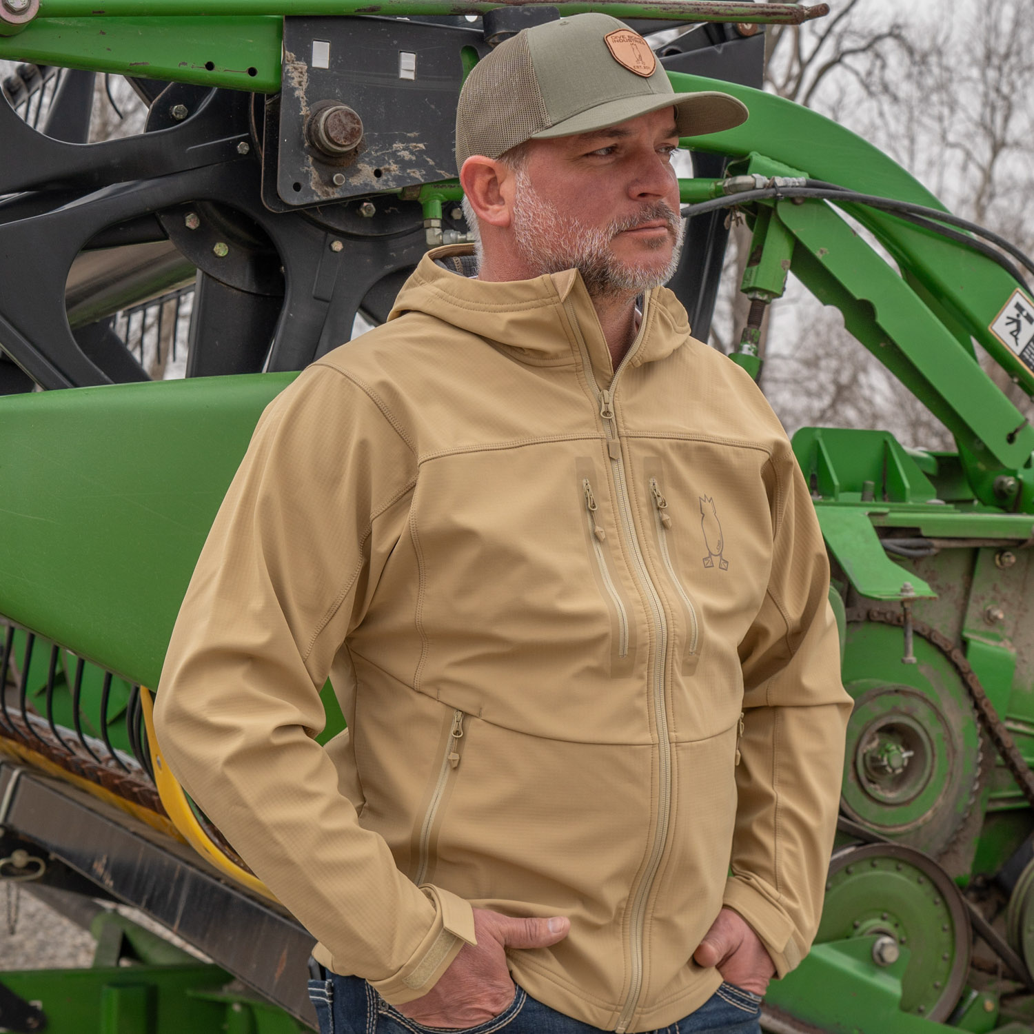EXO Hooded Hunting Jacket | Windproof & Water-Resistant – Dive