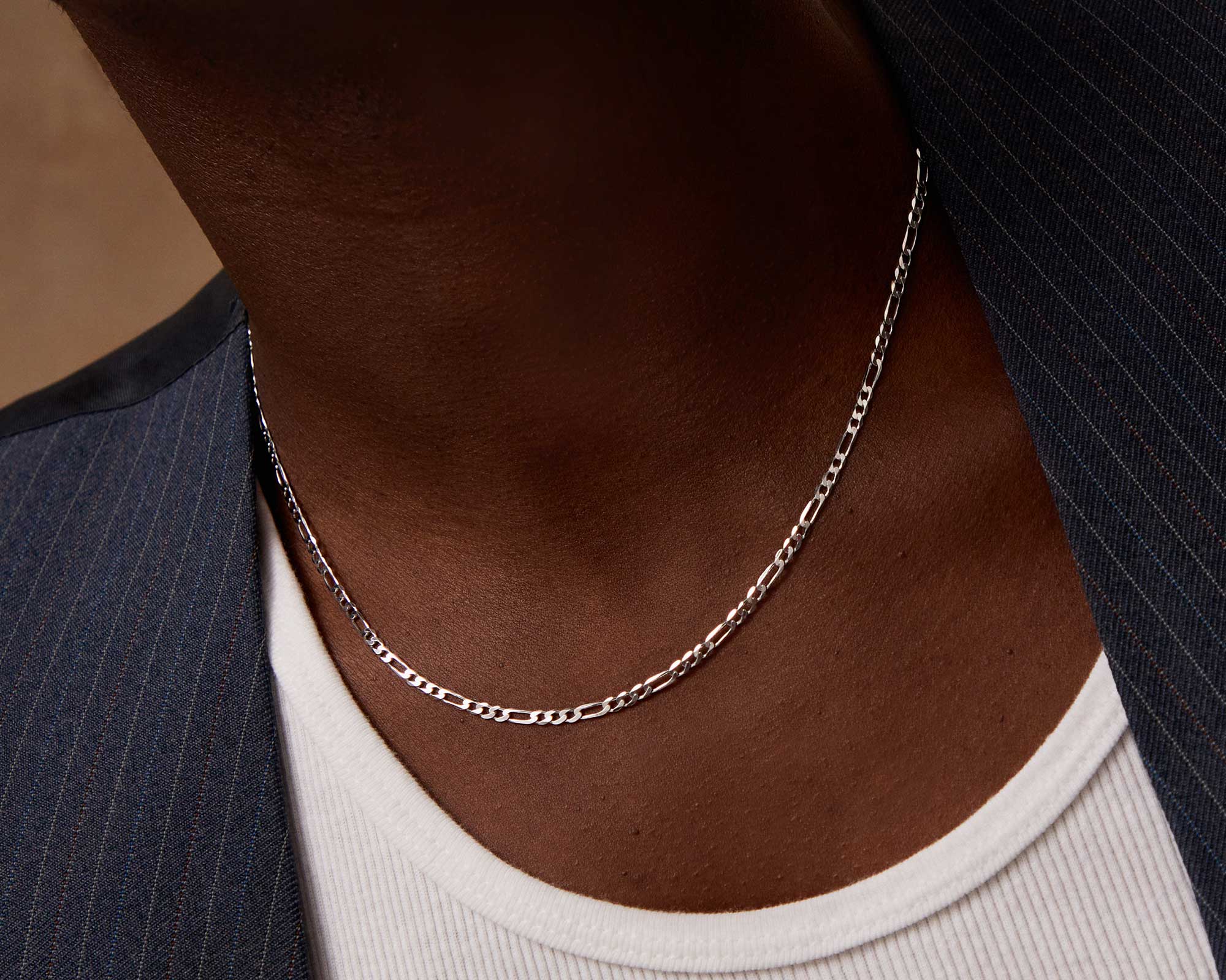 The Figaro 14k Gold Figaro Chain Necklace | Holden