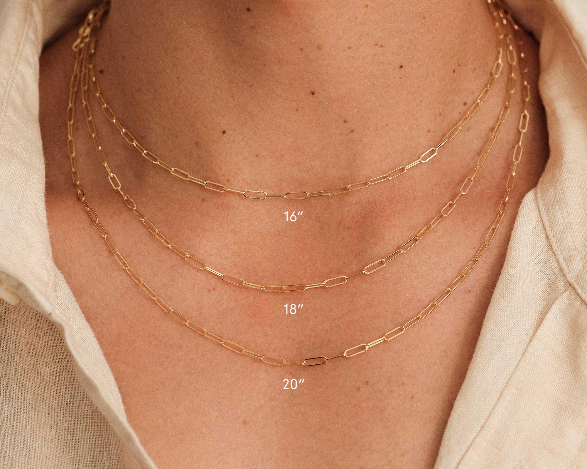 The French Cable 14k Gold Cable Chain Necklace | Holden