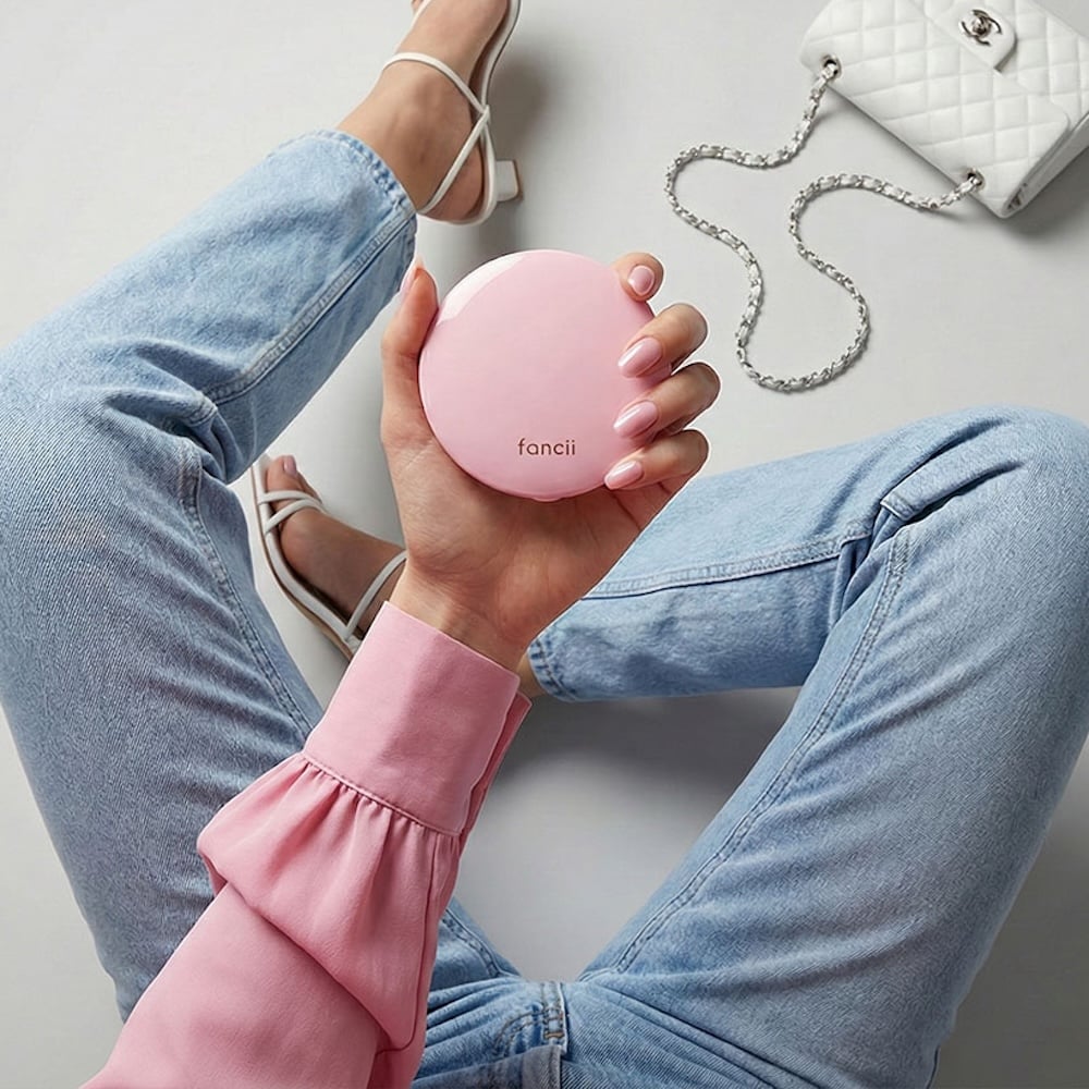 Mini Taylor in Lilac Bliss by Fancii & Co. easily slips into a pocket