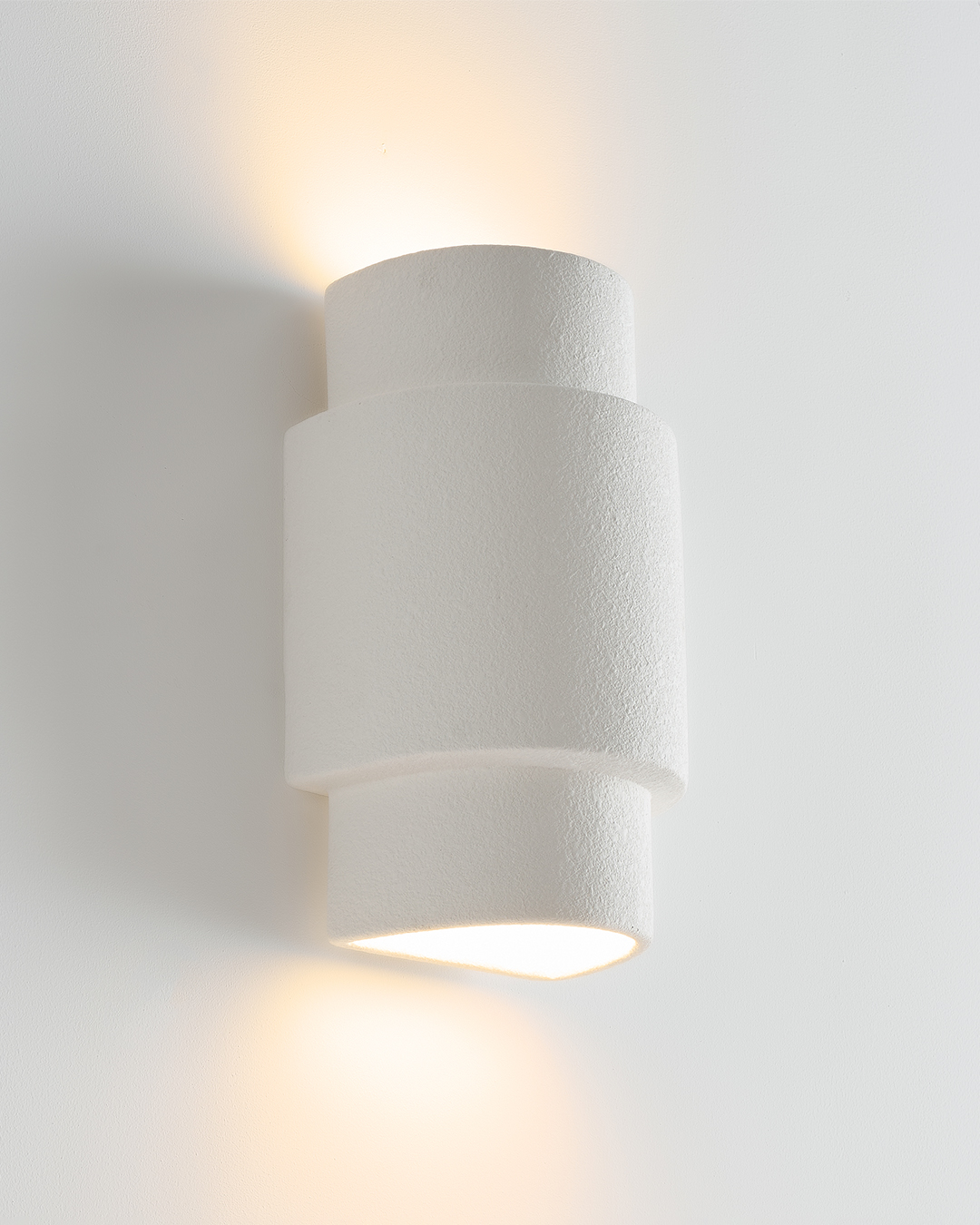 White Vertex Wall Sconce