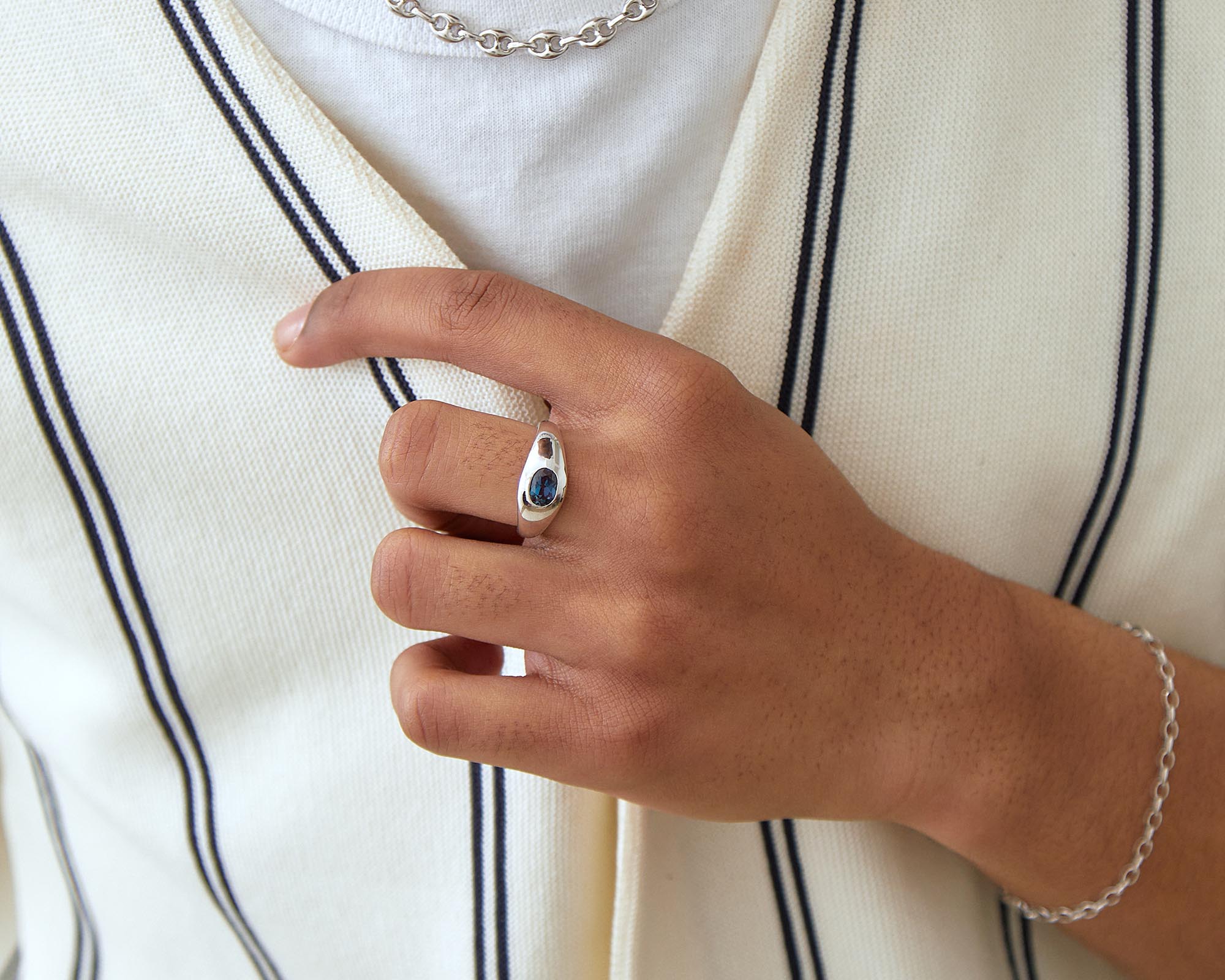 The Oval Gem Signet Ring | Holden