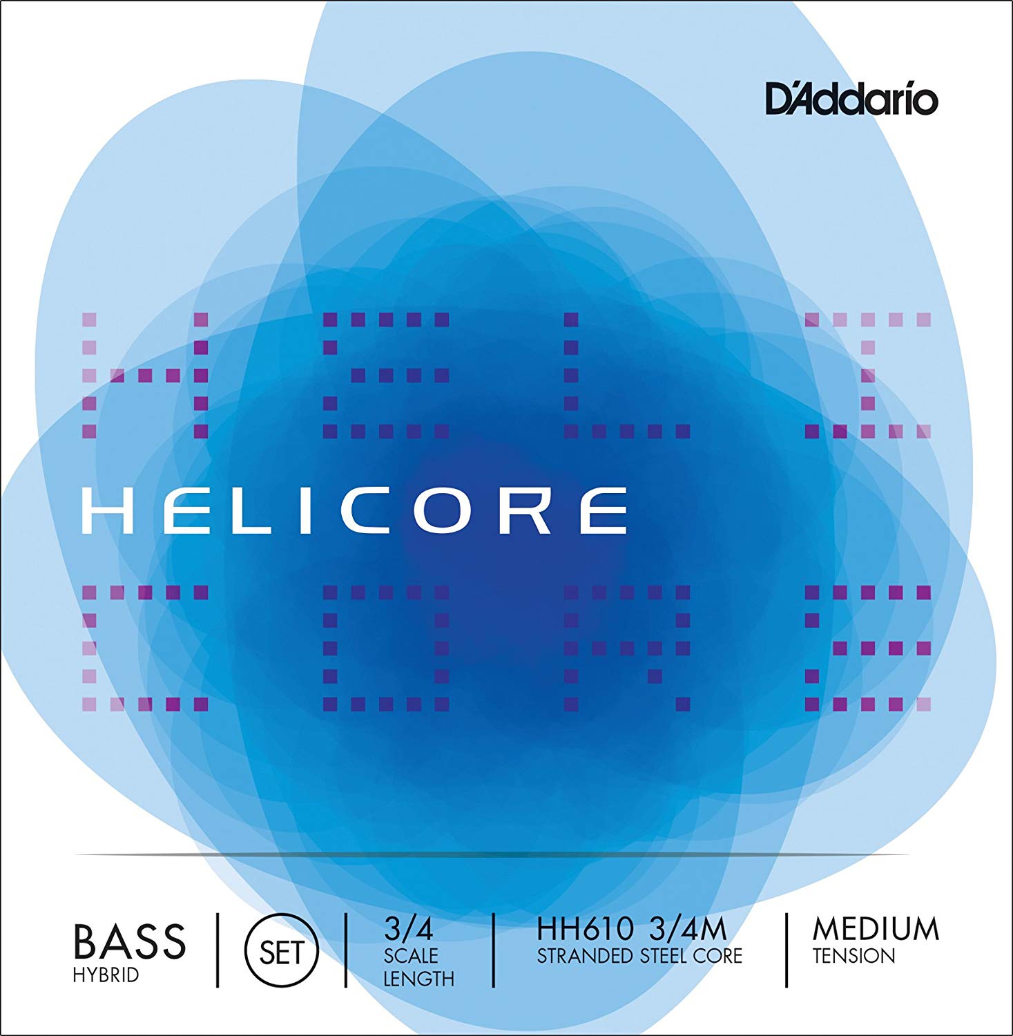 D'Addario Helicore Orchestral Bass String Set in action