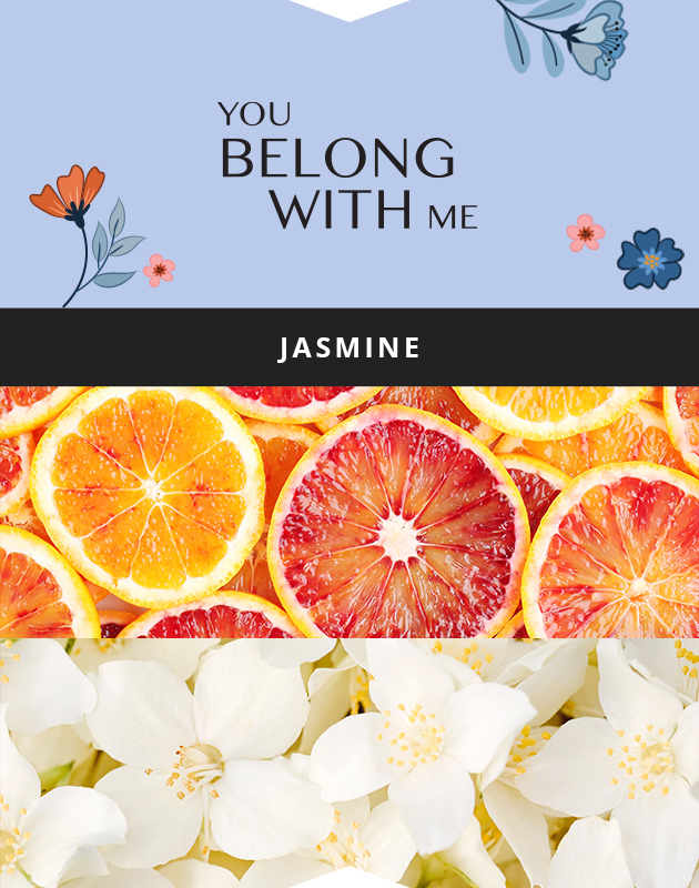 Collage for You Belong With Me 7oz Jar Candle