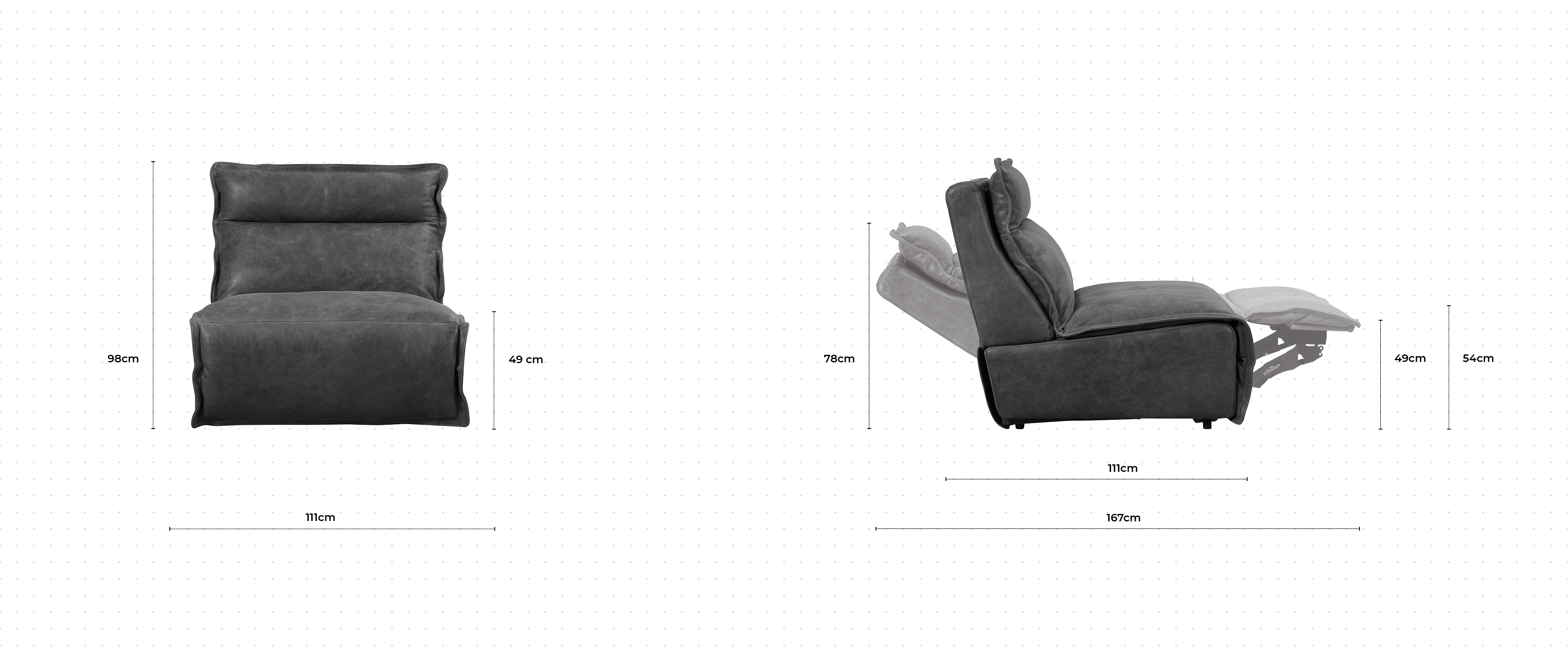 Heston Chair dimensions